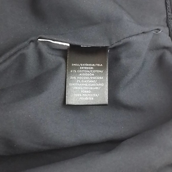 Ann Taylor Fully Lined Career Skirt Size 12 Petite in Black‎ w/ Ruffle Hem - Picture 11 of 13